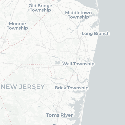 how far is toms river from new york city