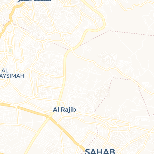 map jordanie